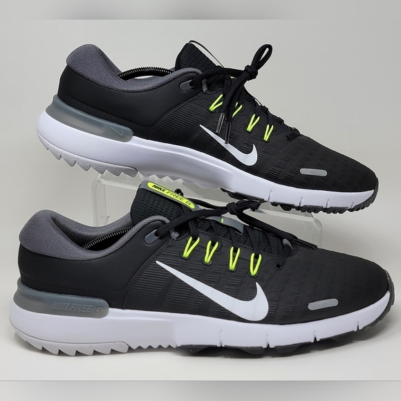 Nike Free Golf NN Golf Shoes Black Iron Grey White FN0332-001 Mens Size 9.5 New main image 9